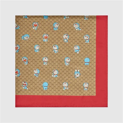 gucci doraemon scarf